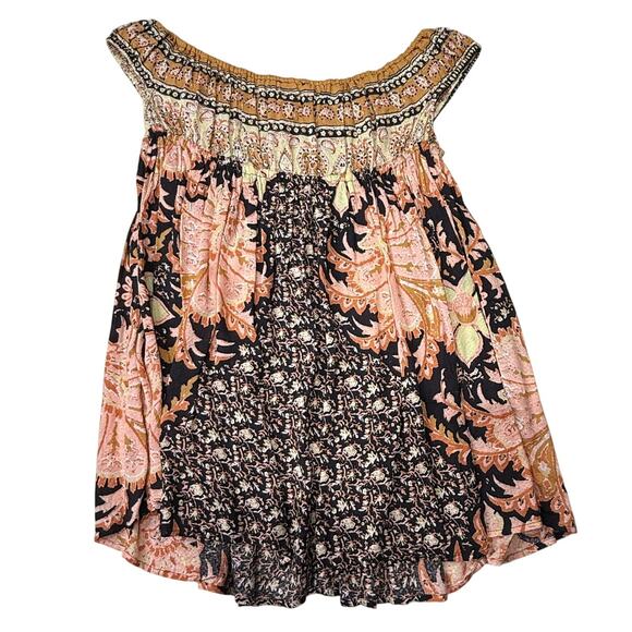 Free People Intimately Bali Mariposa Slip Dress in Black Combo - Picture 3 of 9